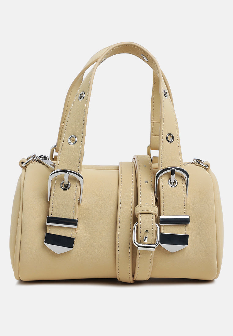 mini cylinder hand bag by ruw#color_nude