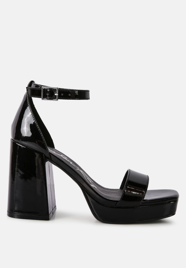 black high block heeled platform sandals#color_black