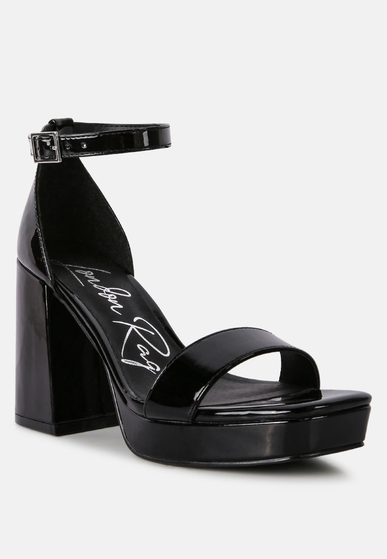 black high block heeled platform sandals#color_black