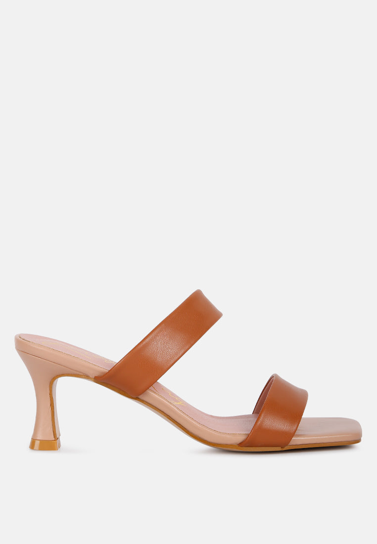 brown mid heel sandals#color_brown