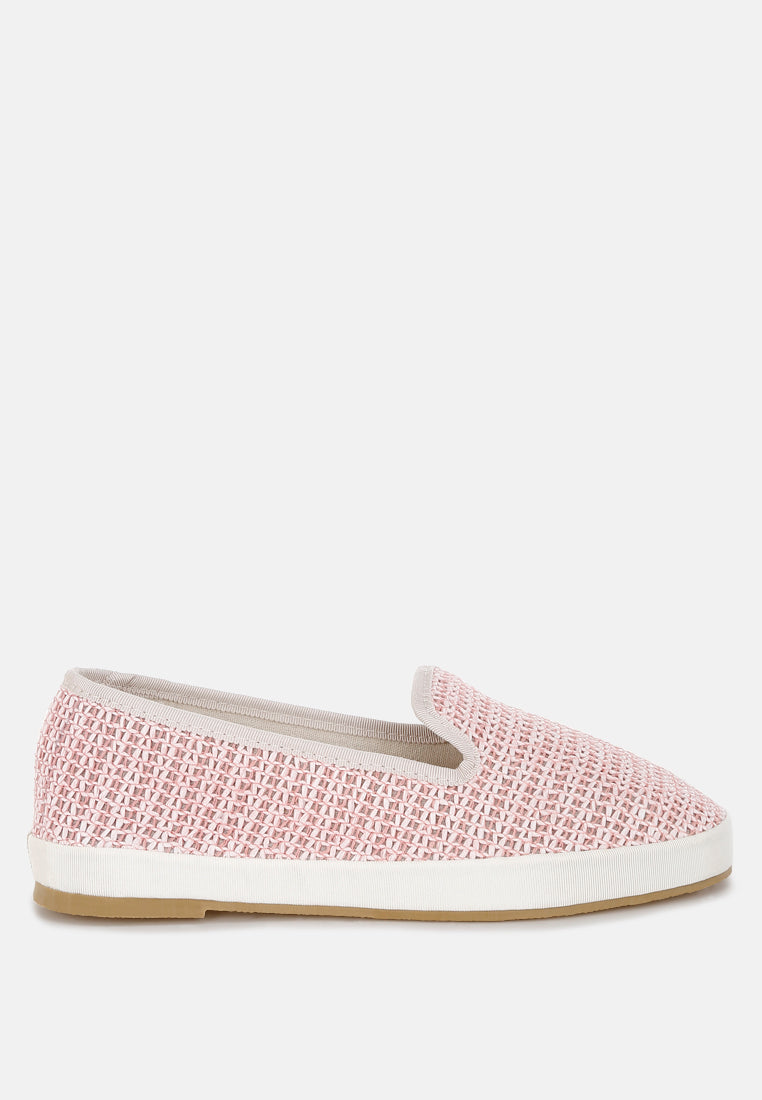 round toe slip-on sneakers by mode#color_pink