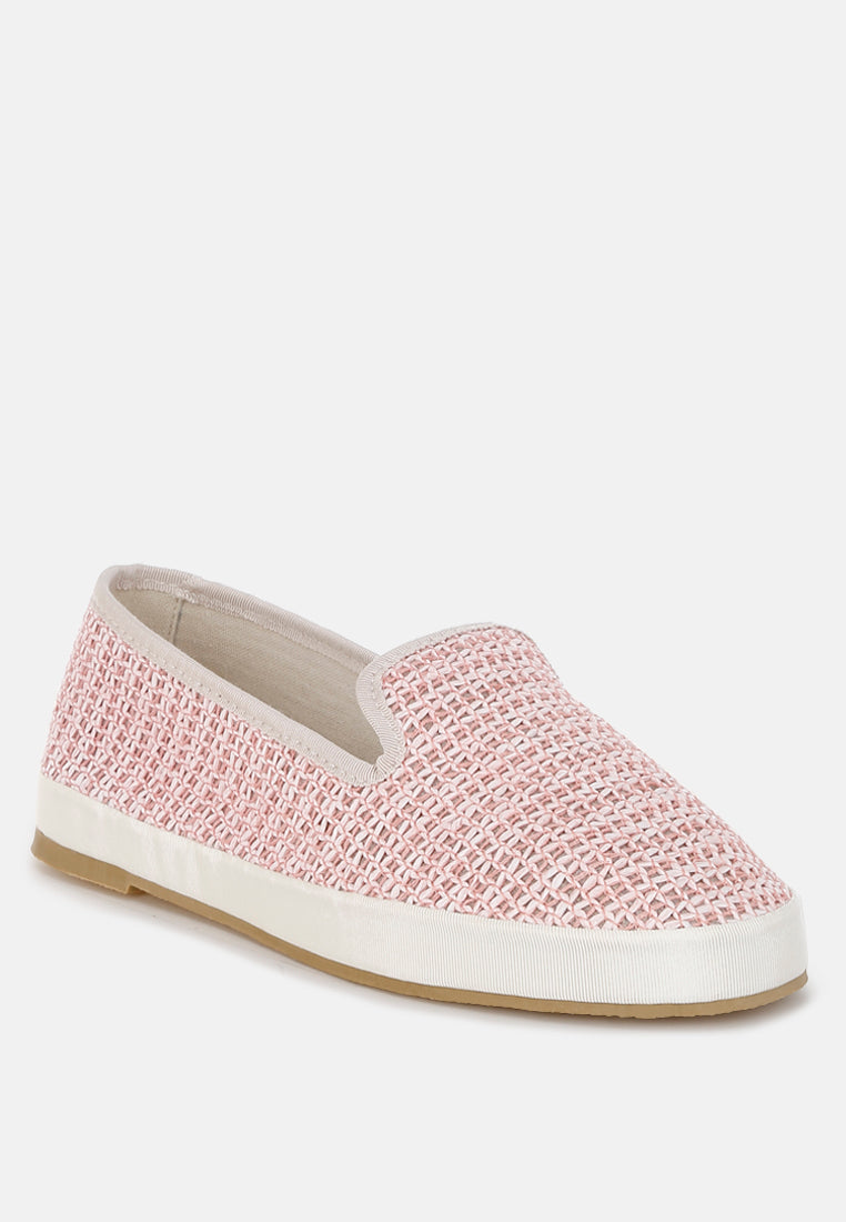 round toe slip-on sneakers by mode#color_pink