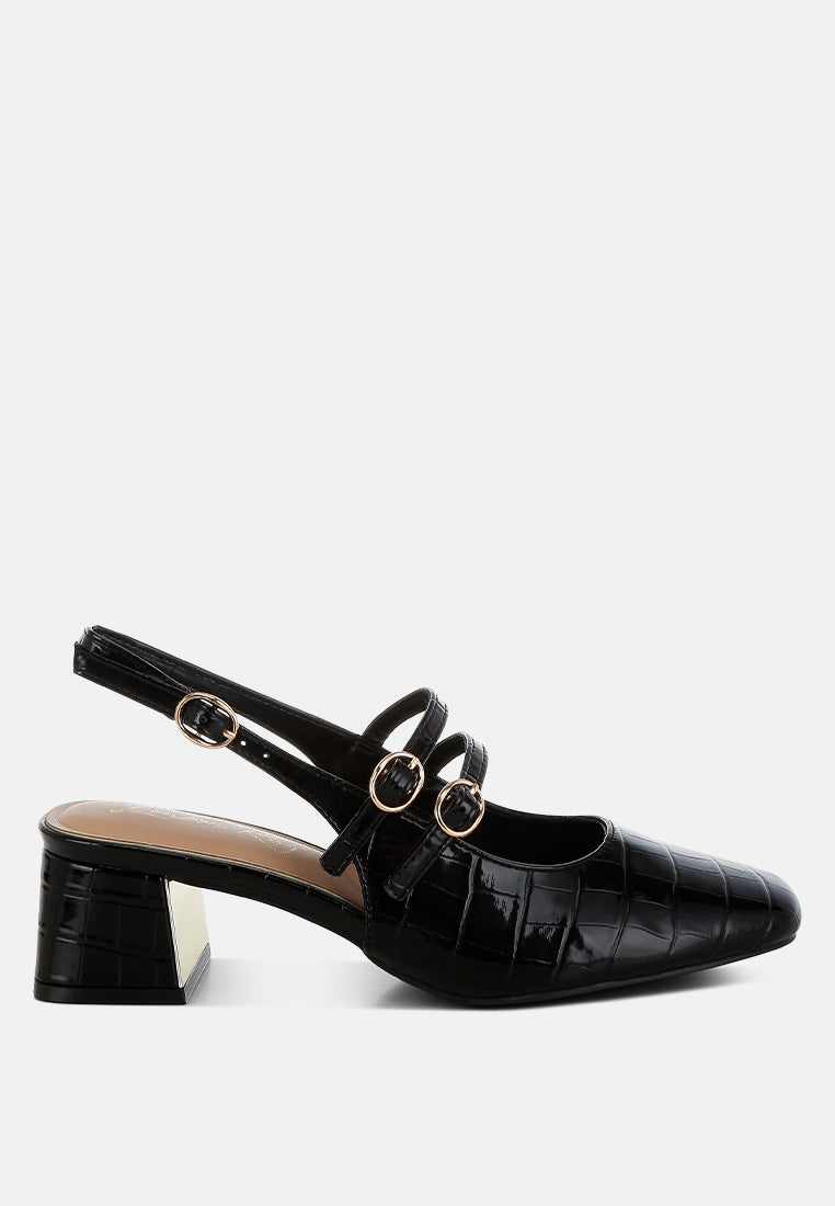 block heel croco slingback sandals by mode#color_black