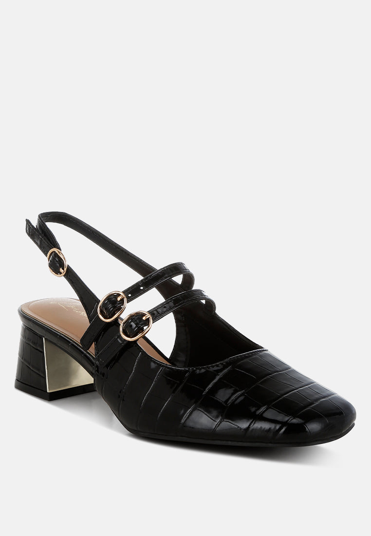 block heel croco slingback sandals by mode#color_black