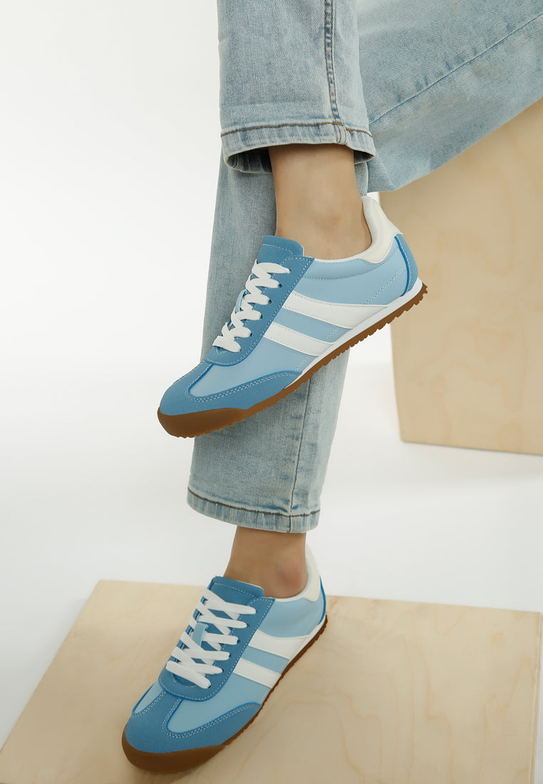 casual lace-up sneakers by ruw#color_blue