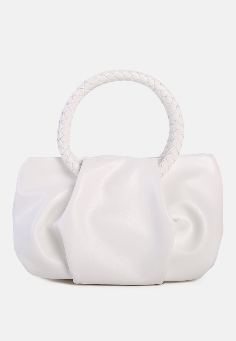 soft handbag#color_white