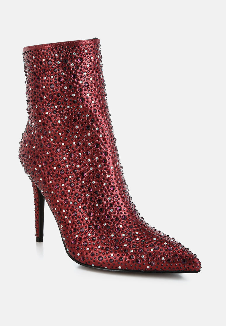 rhinestones embellished stiletto boots by ruw#color_burgundy