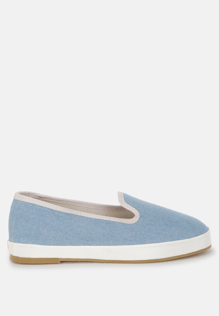 denim slip on sneakers by mode#color_light-blue