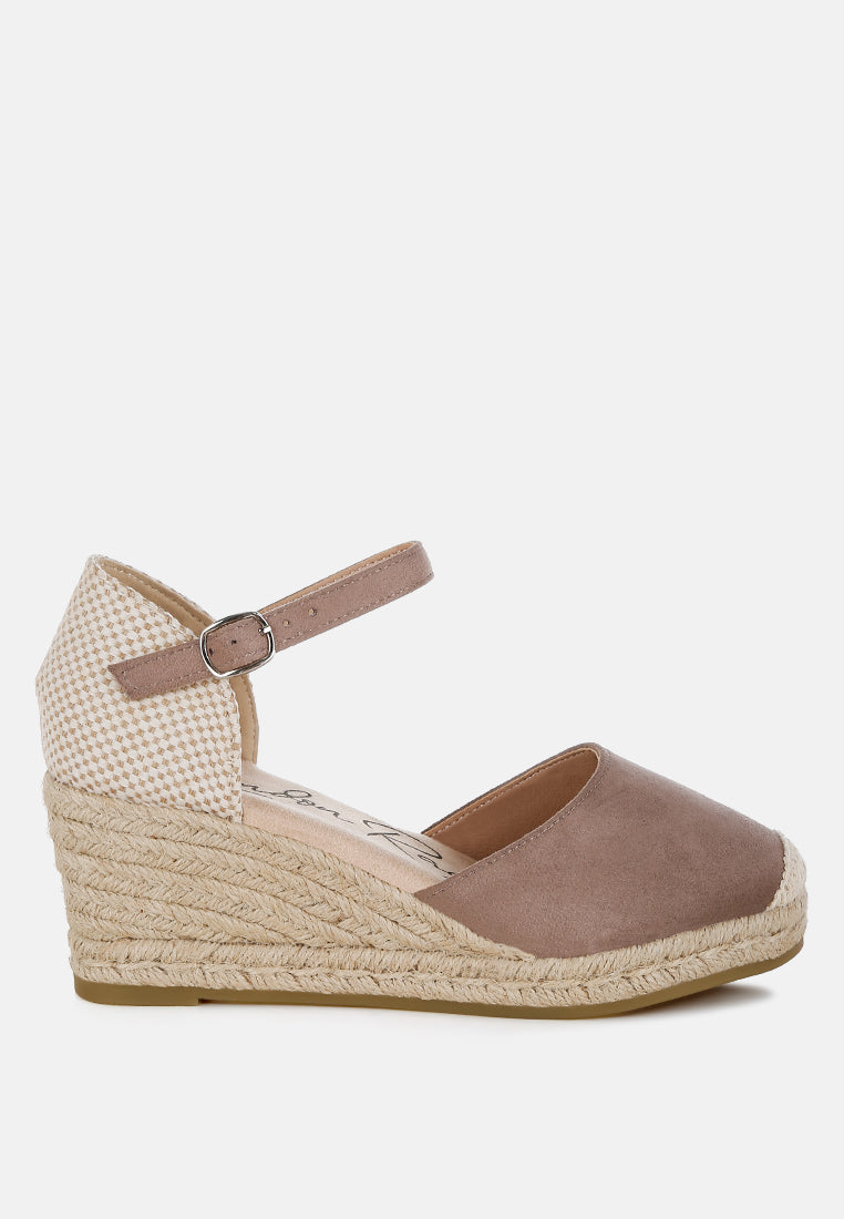 microfiber espadrilles sandals by ruw#color_taupe