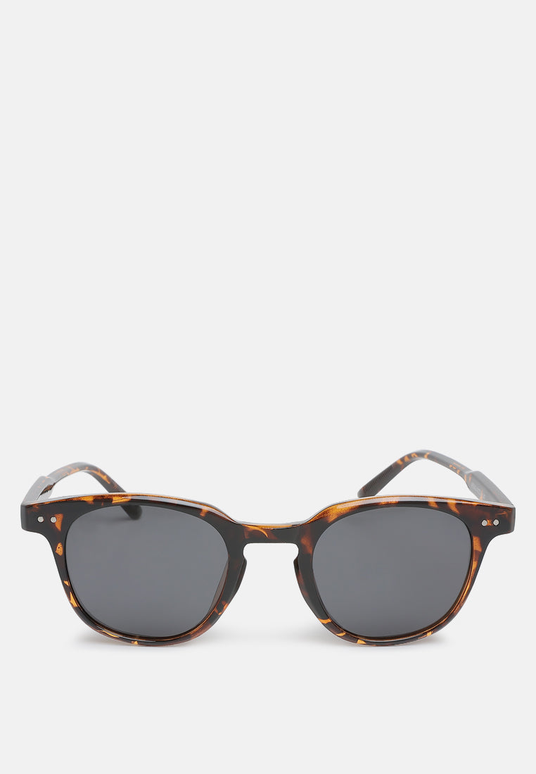 round wayfarer sunglasses by ruw#color_leopard