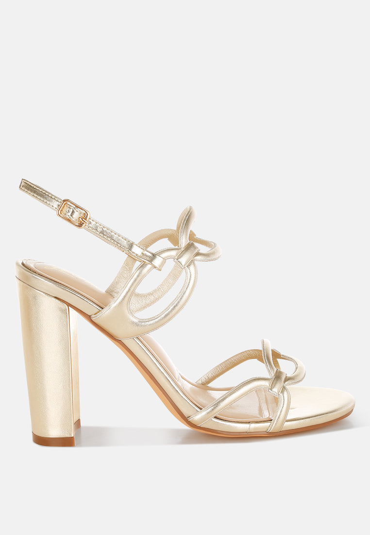 cut out chain metallic sandals by ruw#color_gold
