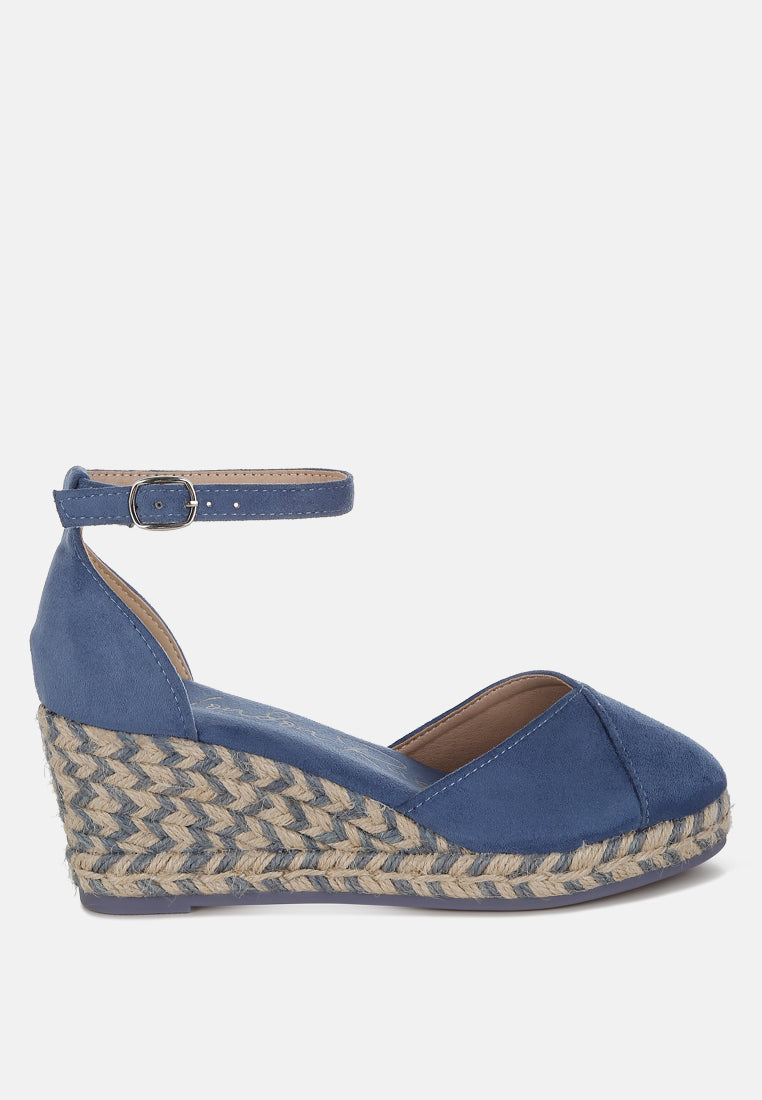 wedge heel espadrilles sandals by ruw#color_navy