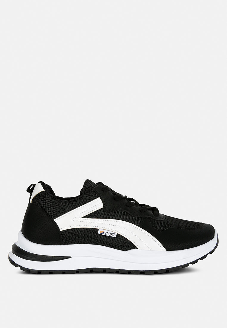 men's cushioned casual sneakers by ruw#color_black