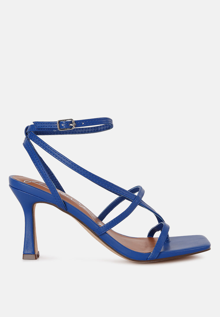 skyline mid heeled ankle strap sandals#color_blue