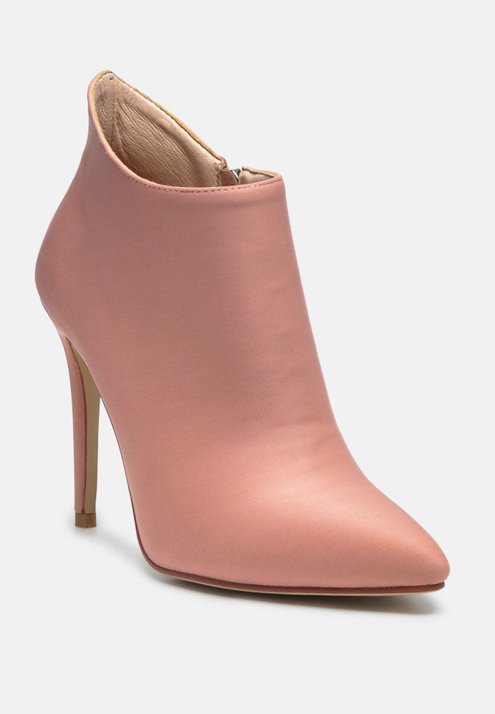 pleather concave cut ankle boots by ruw#color_nude