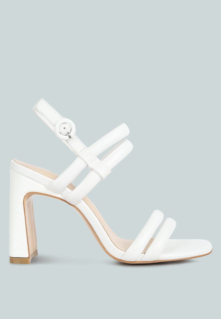 avianna slim block heel sandal by ruw#color_white