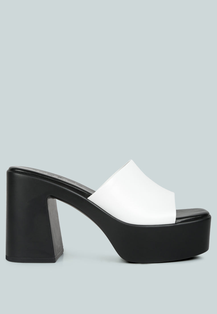 scandal slip on block heel sandals by ruw#color_white