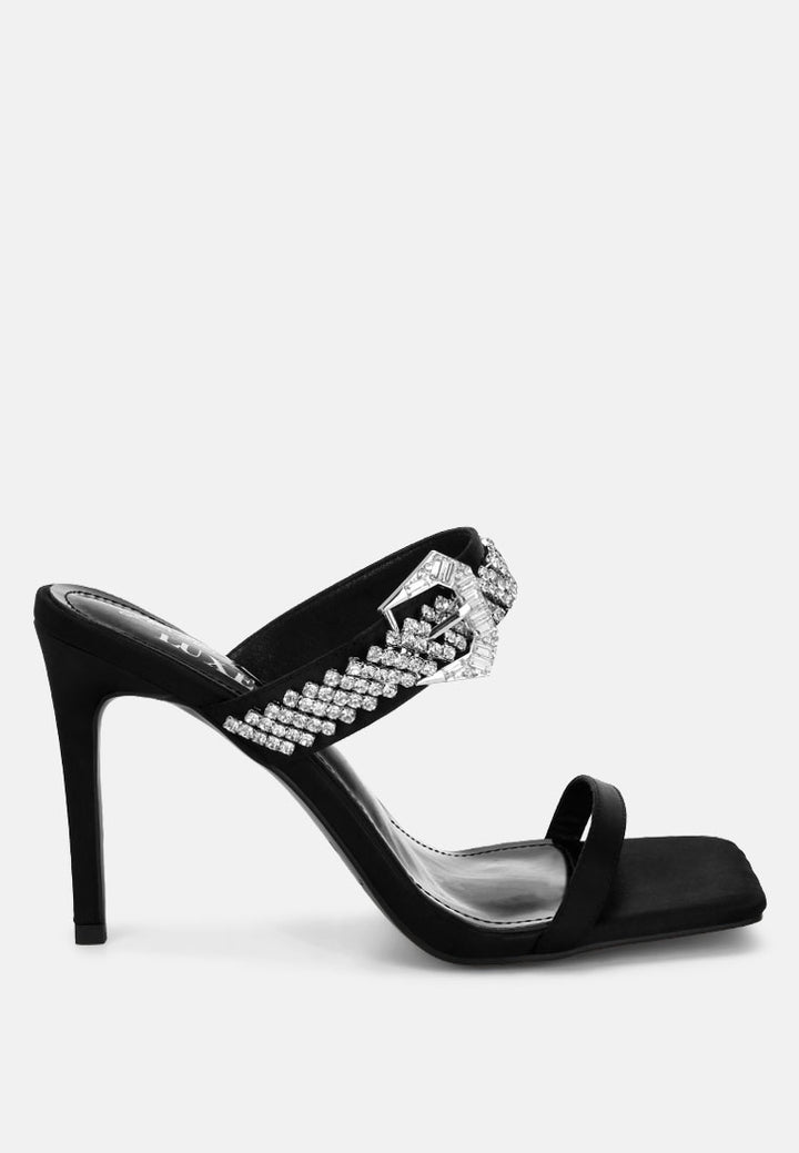 Vitrlne Diamante Slip On Sandals#color_black