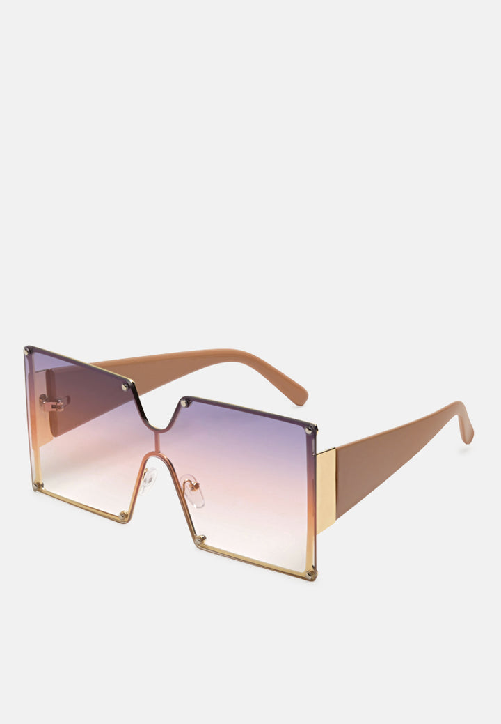 day star oversized square frame sunglasses#color_multi