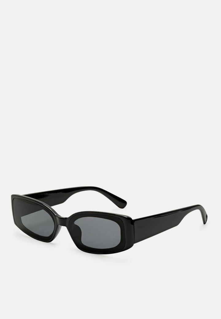 Rectangle Sunglasses#color_black-black