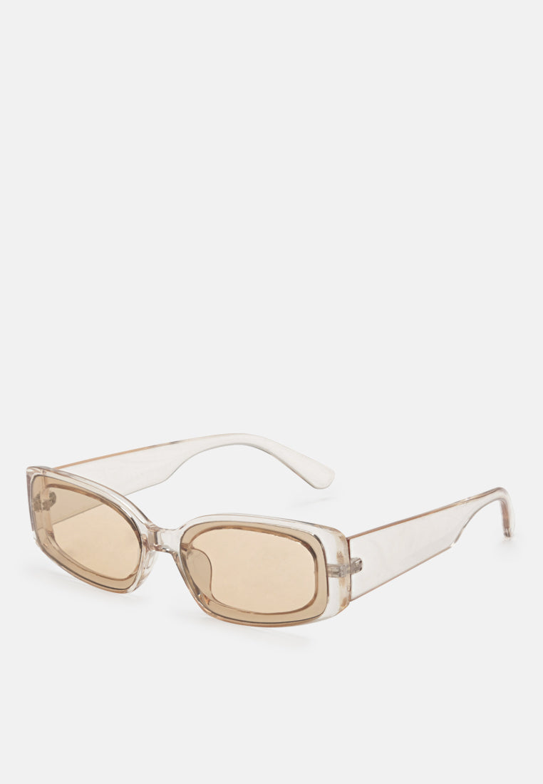 Rectangle Sunglasses#color_champagne-tea