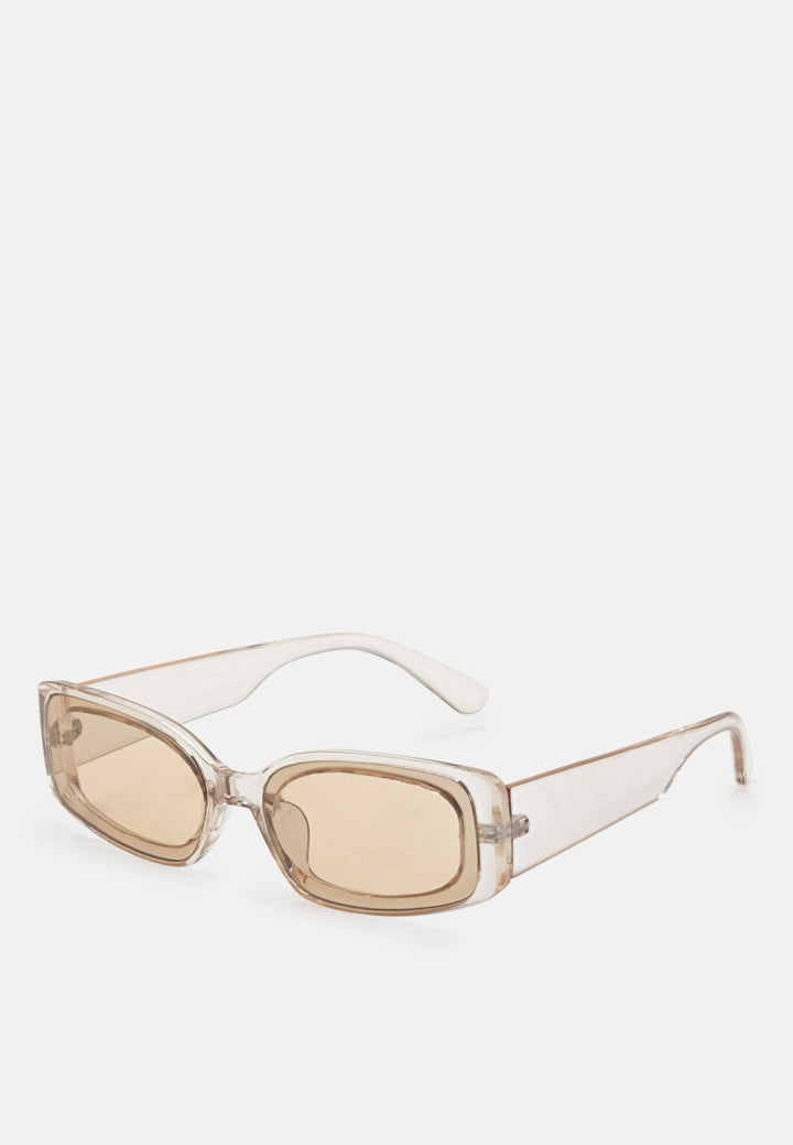 Rectangle Sunglasses#color_champagne-tea