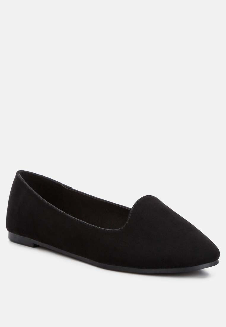 casual flat ballerinas by ruw#color_black