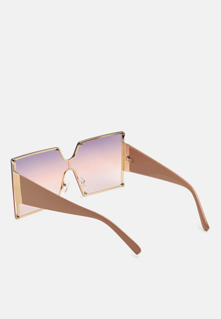 day star oversized square frame sunglasses#color_multi
