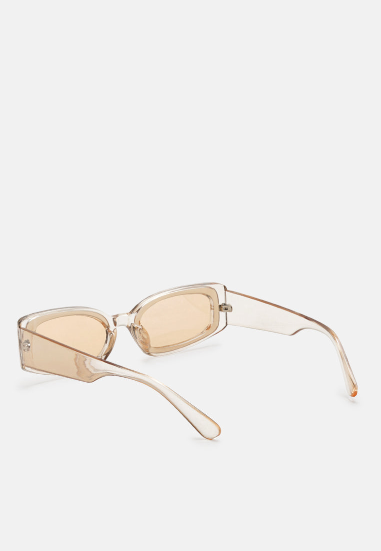 Rectangle Sunglasses#color_champagne-tea