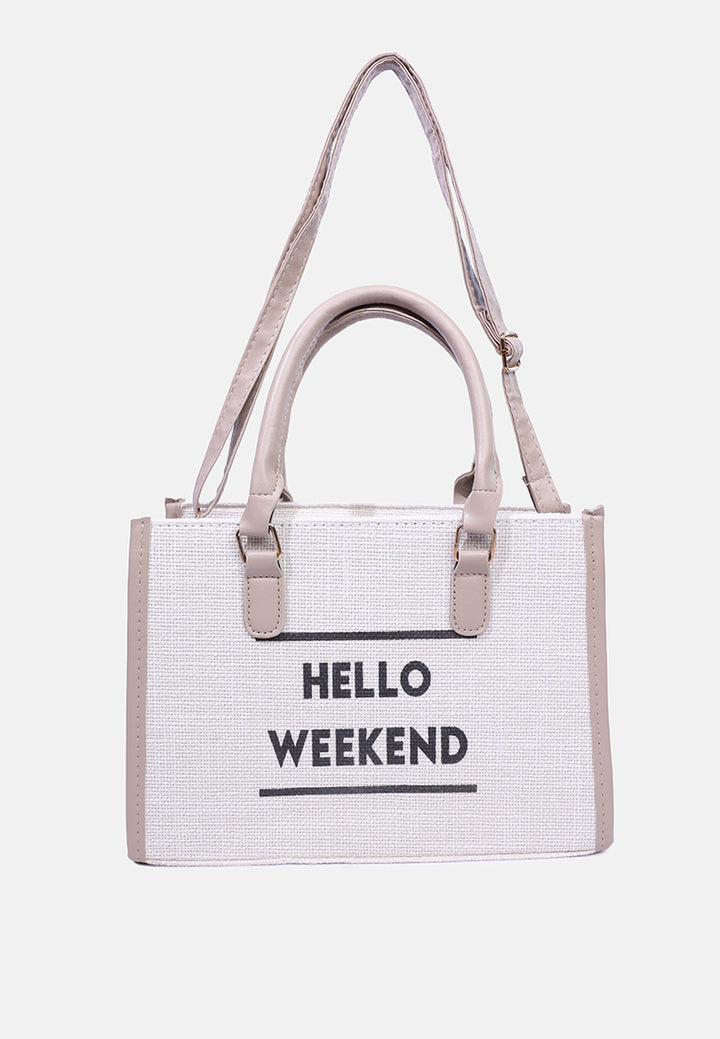 microfiber slogan tote bag#color_off-white