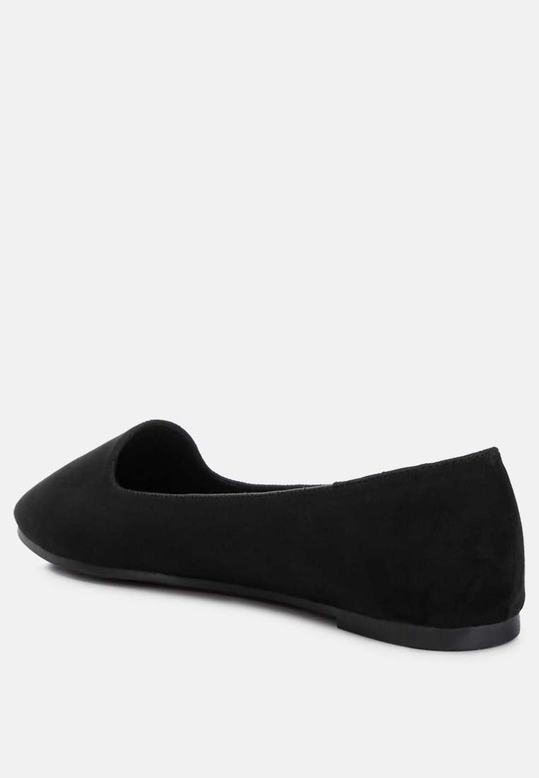 casual flat ballerinas by ruw#color_black