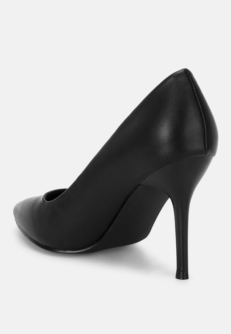 Cassiopa Pointed-Toe Stiletto Pumps#color_black-smooth