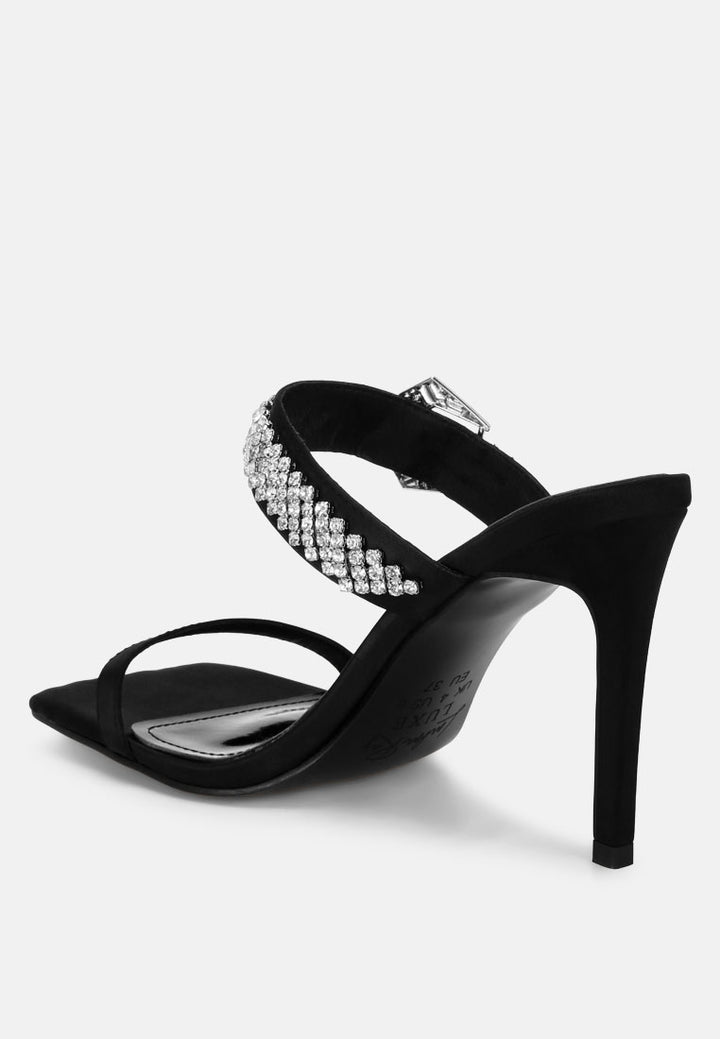 Vitrlne Diamante Slip On Sandals#color_black