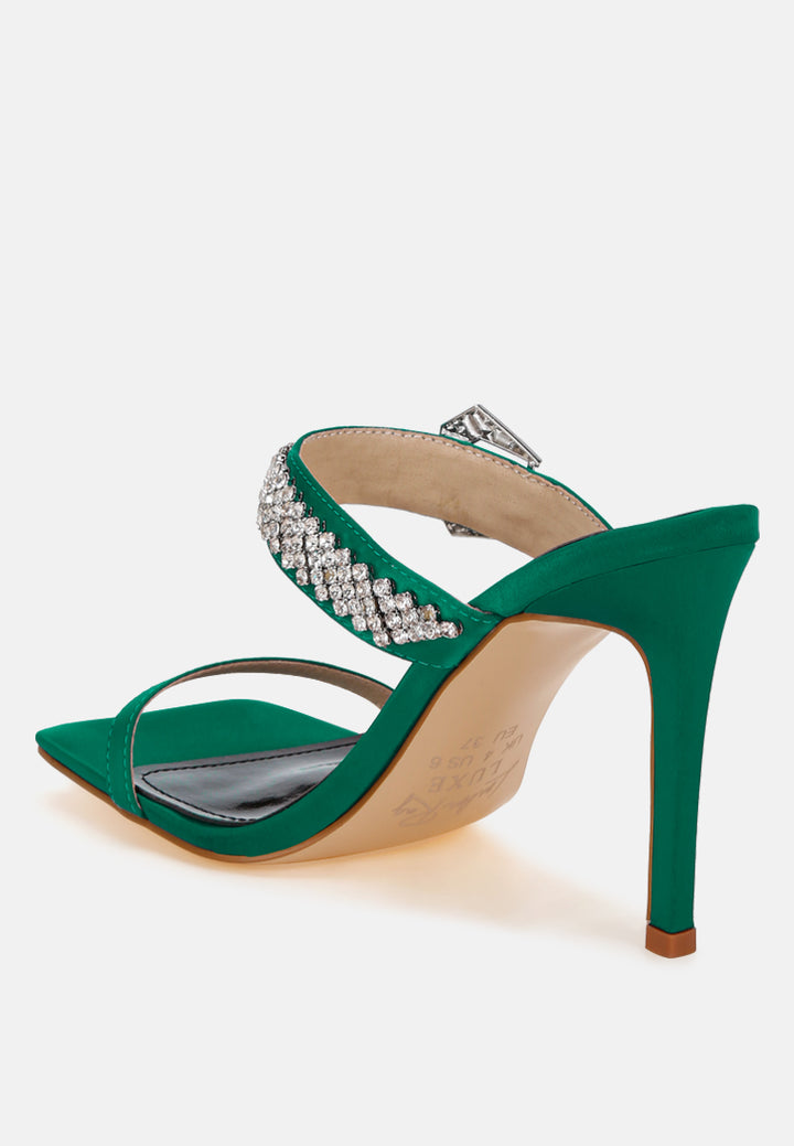 Vitrlne Diamante Slip On Sandals#color_green