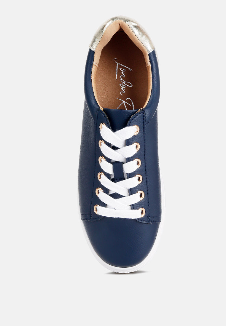 colette croc back panel sneakers#color_navy-gold