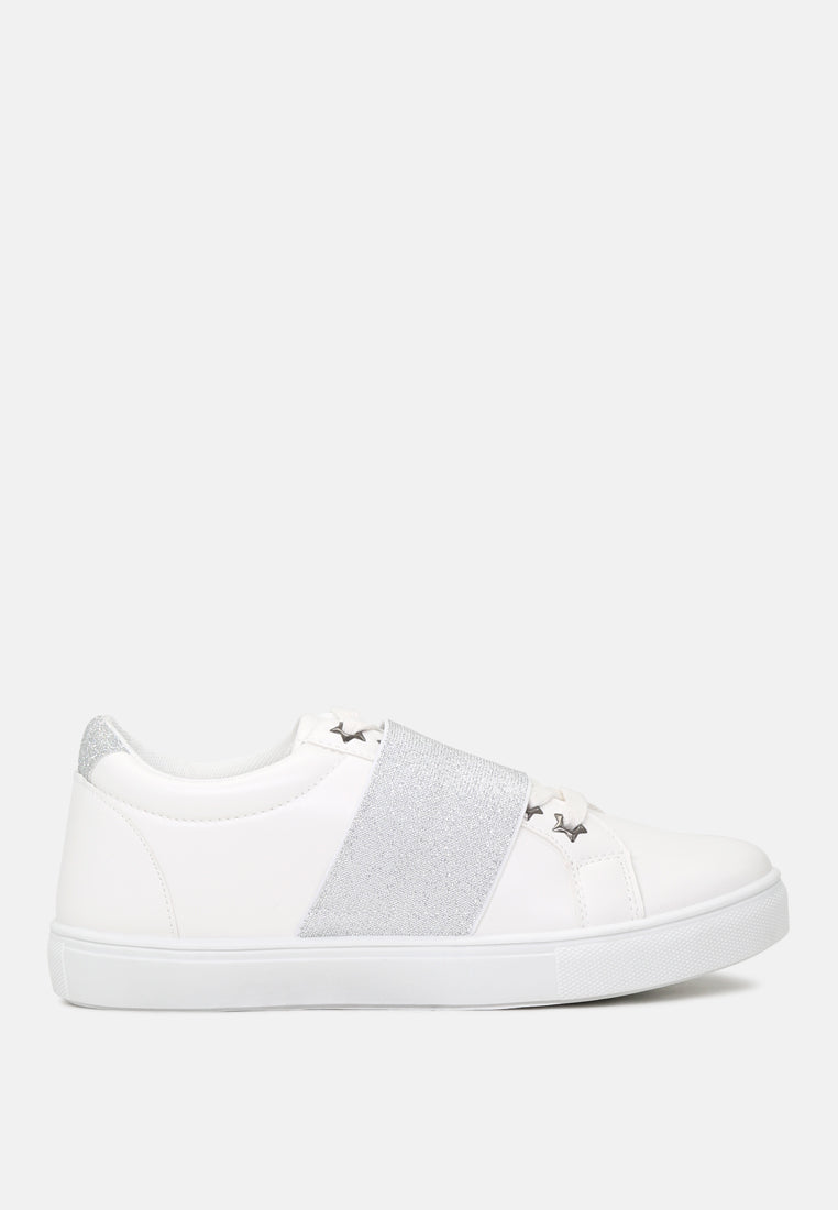 reni slip on sneakers with elastic#color_white