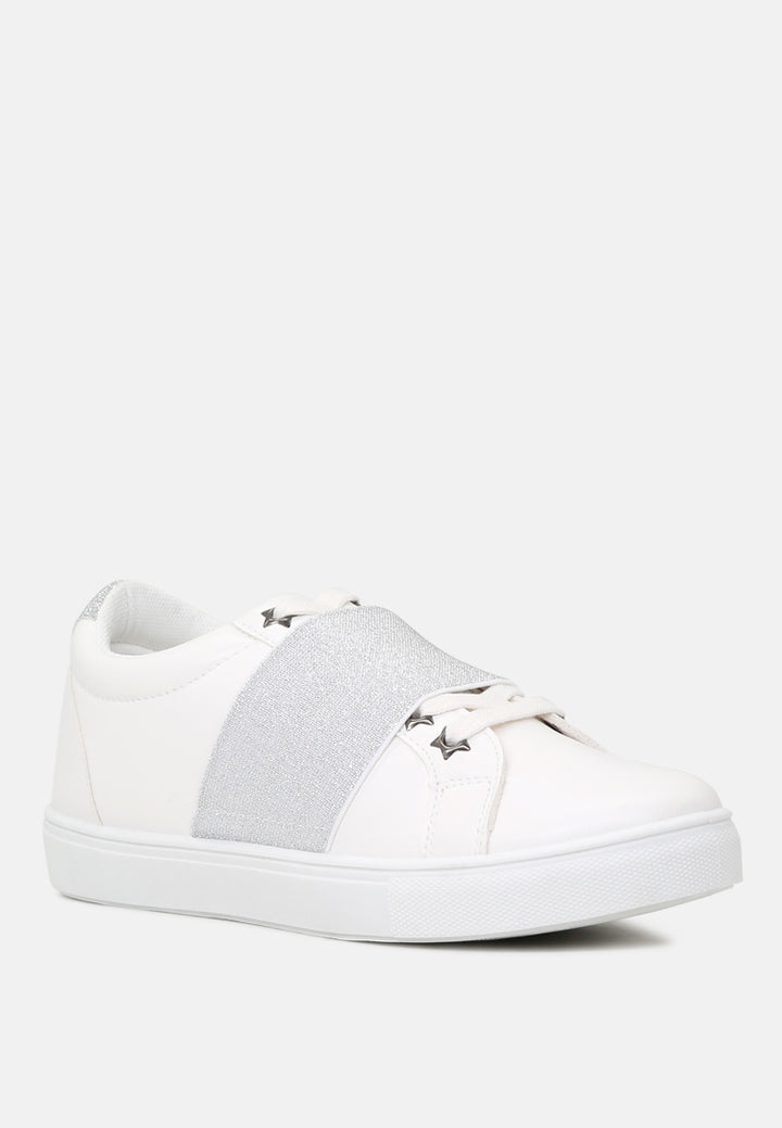 reni slip on sneakers with elastic#color_white