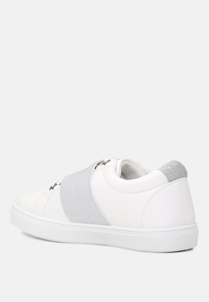 reni slip on sneakers with elastic#color_white