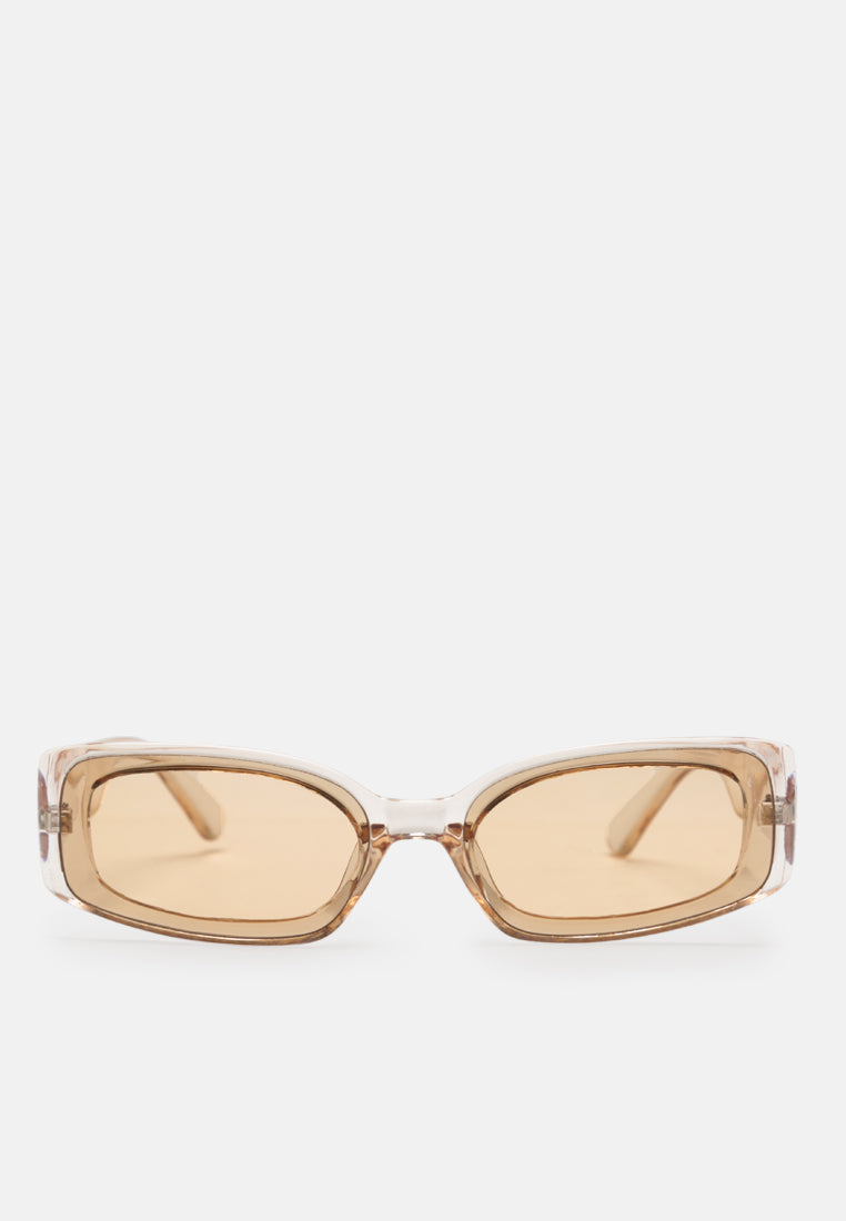 Rectangle Sunglasses#color_champagne-tea