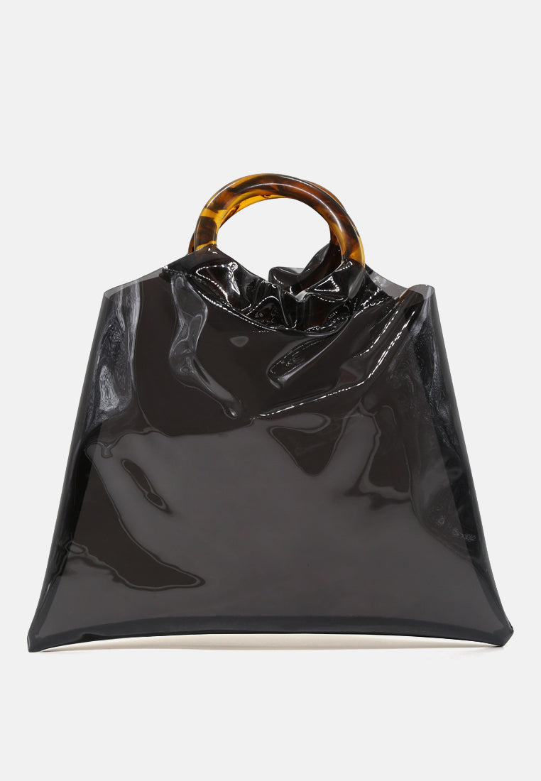 premium tote bag with round handles#color_black