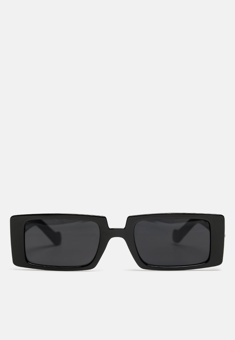 rectangular frame sunglasses#color_black