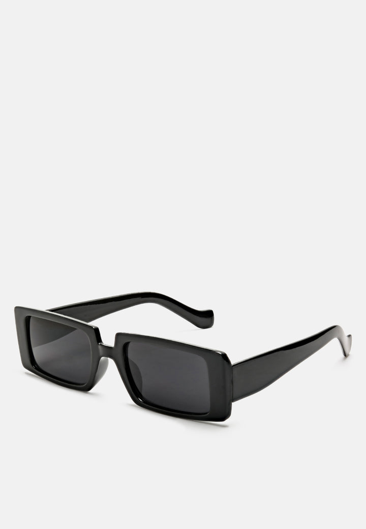 rectangular frame sunglasses#color_black