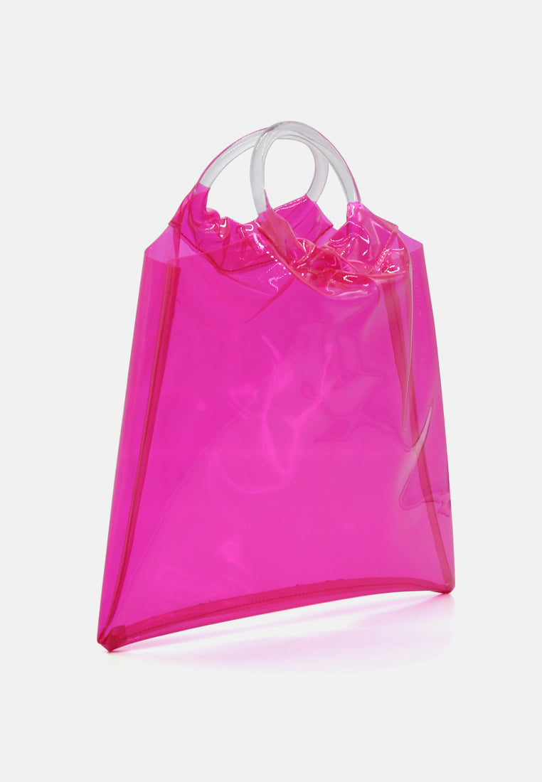 premium tote bag with round handles#color_fuchsia