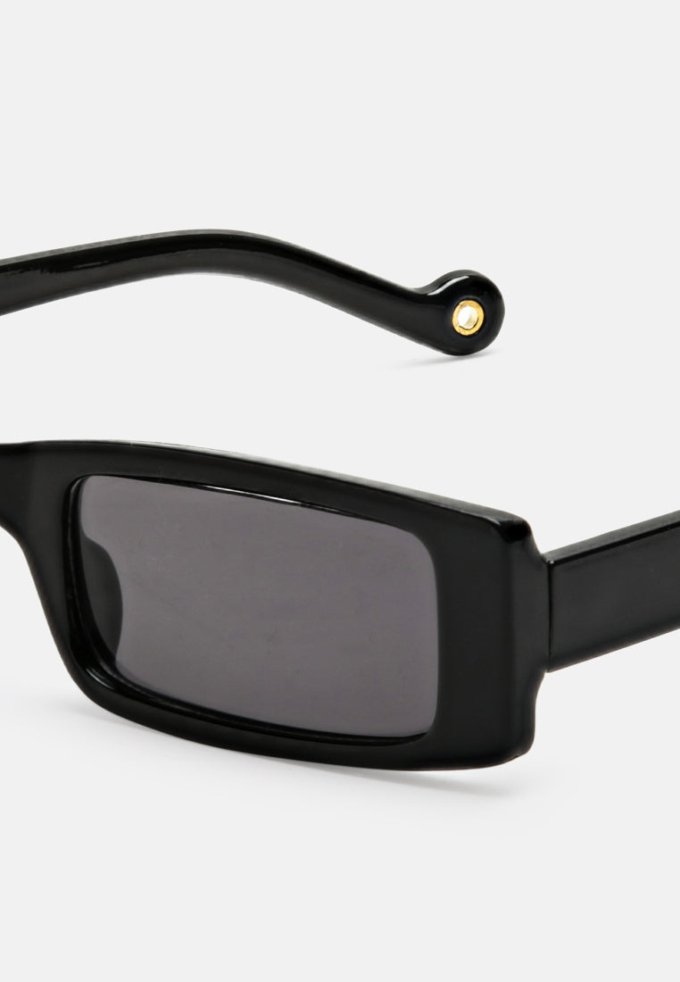 rectangular frame sunglasses#color_black
