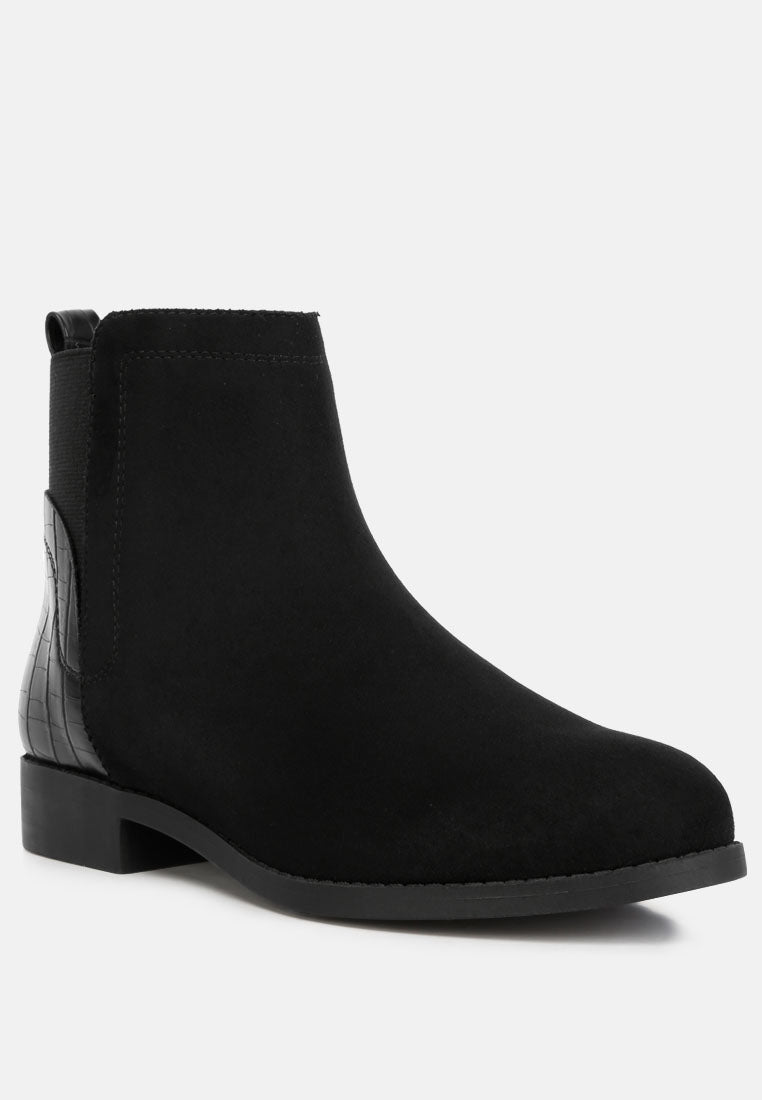 emol croc back panel chelsea boots#color_black