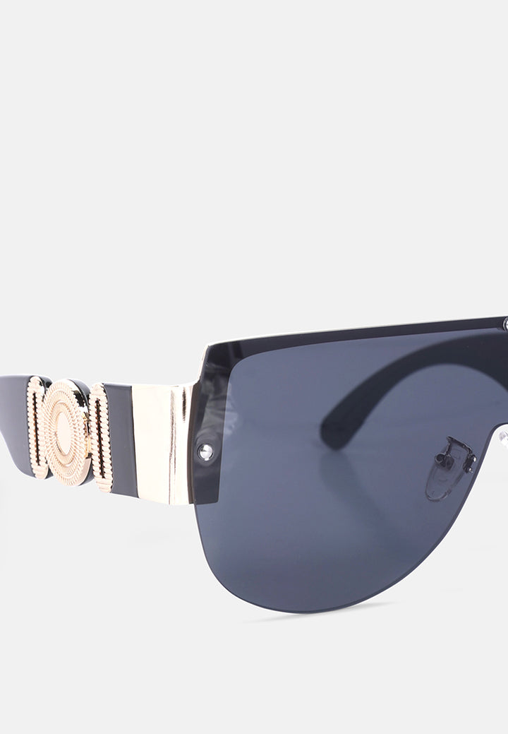shield shaded oversized sunglasses#color_black