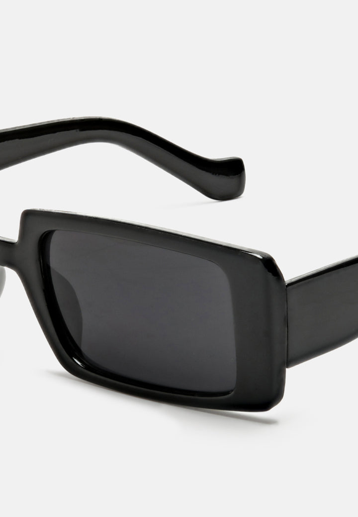 rectangular frame sunglasses#color_black