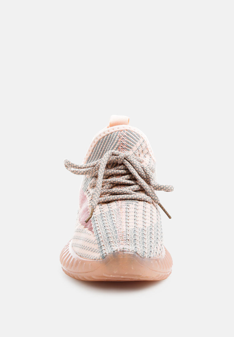 groovey chunky sole sneakers#color_pink