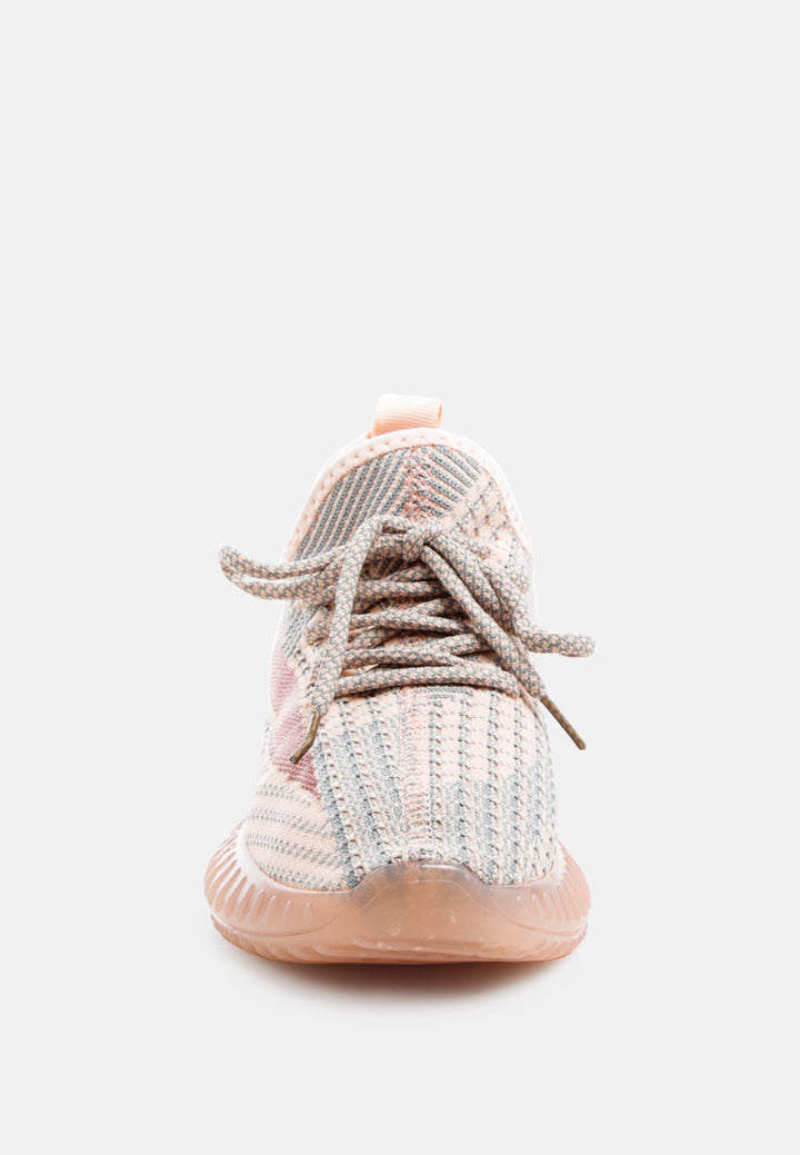 groovey chunky sole sneakers#color_pink