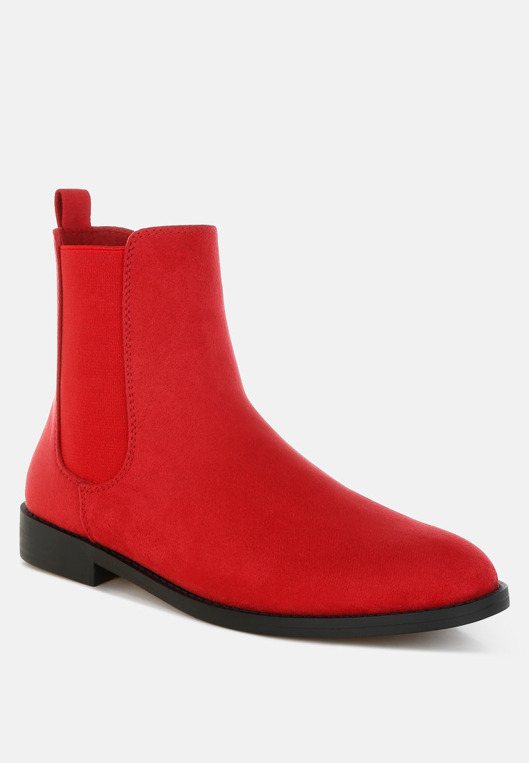 ayasa low block heel chelsea boots#color_red